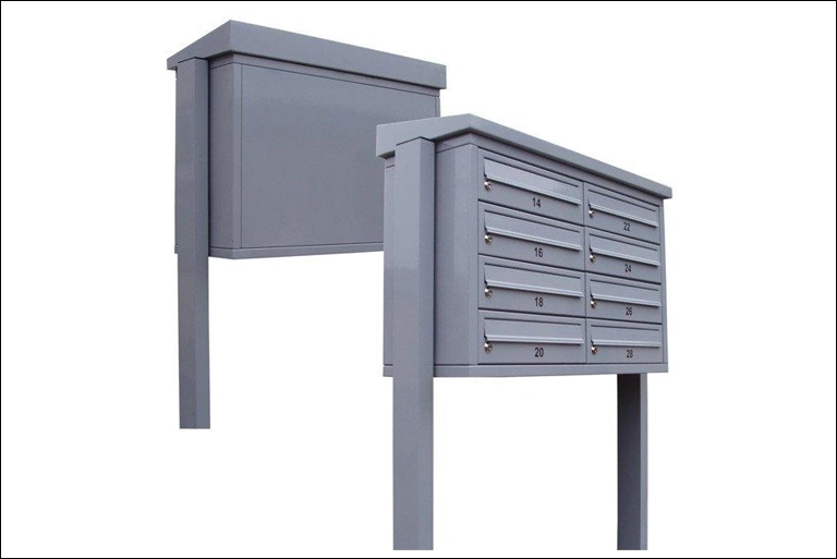 Freistehende Briefkastenanlagen